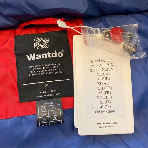 Wantdo puffer jacket winter coat warm wind proof - Picture 6 of 16